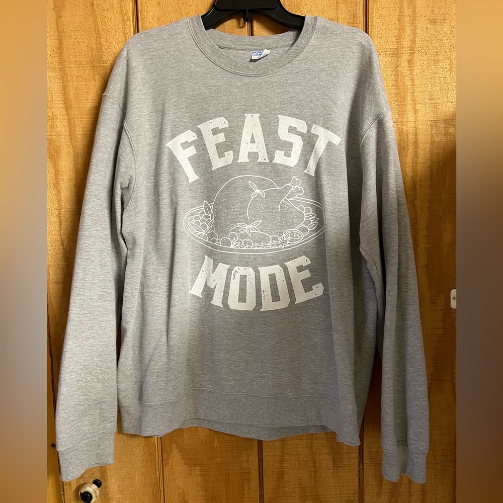 Gray Feast Mode Men's Sweatshirt